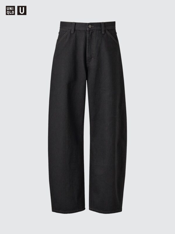 Джинсы с бочкообразными штанинами