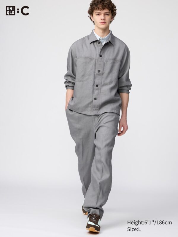 100% Premium Linen Wide Trousers