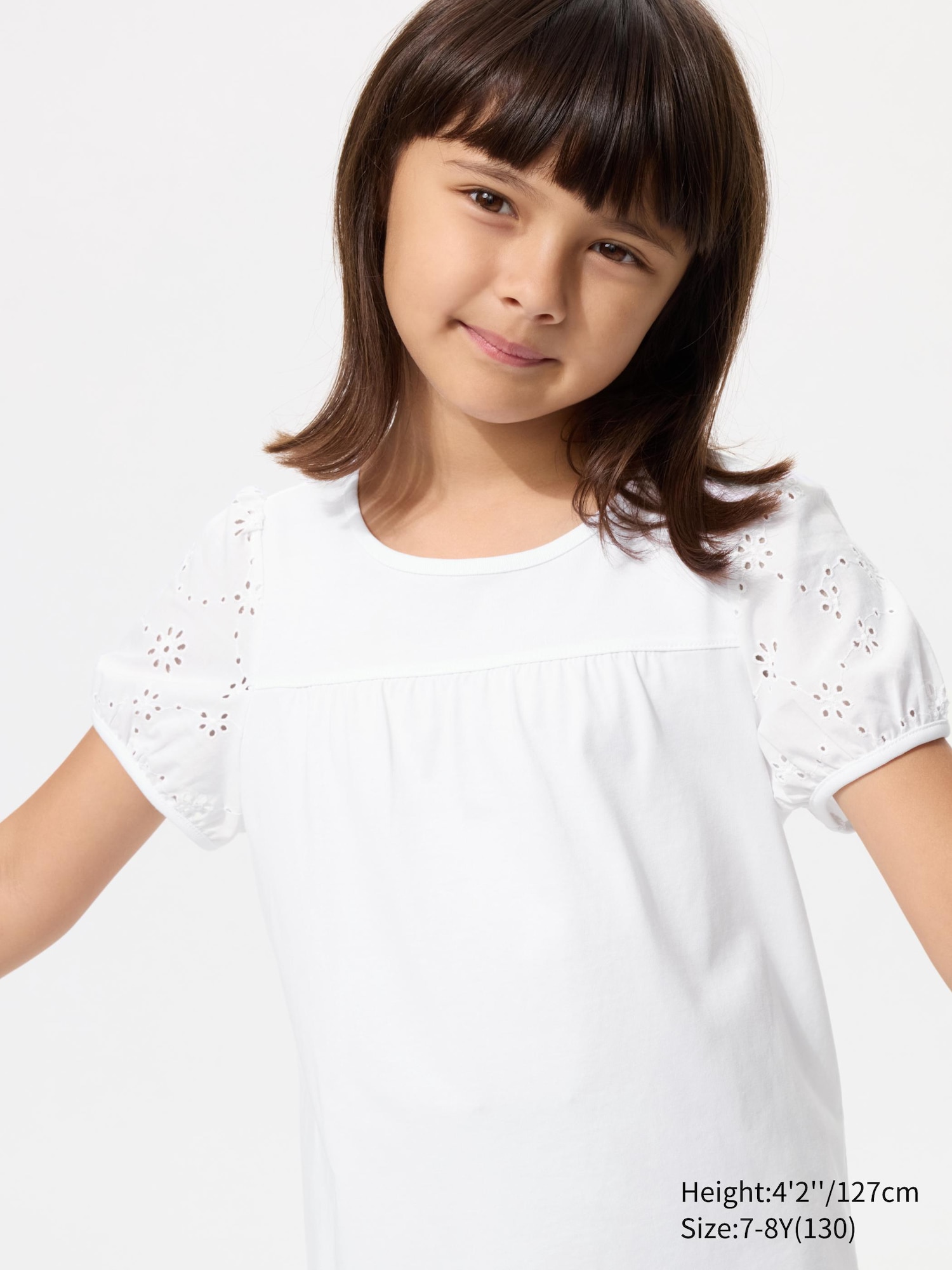 Футболка с пышными рукавами (вышивка)