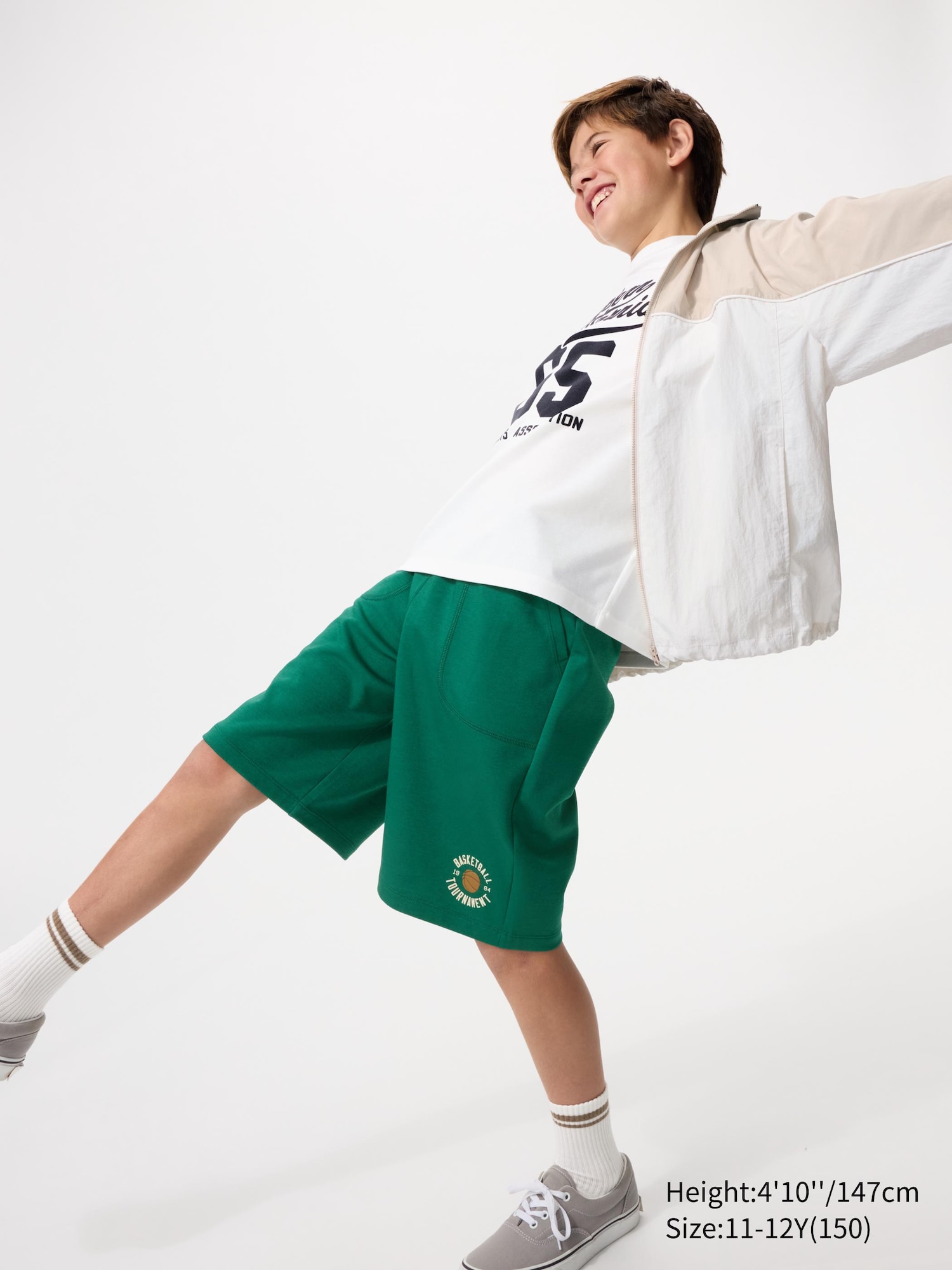 Хлопчатобумажные шорты AIRism (с принтом)