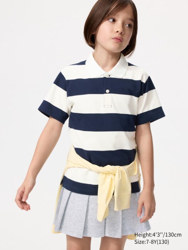 СУХАЯ рубашка-поло из пике (в полоску)