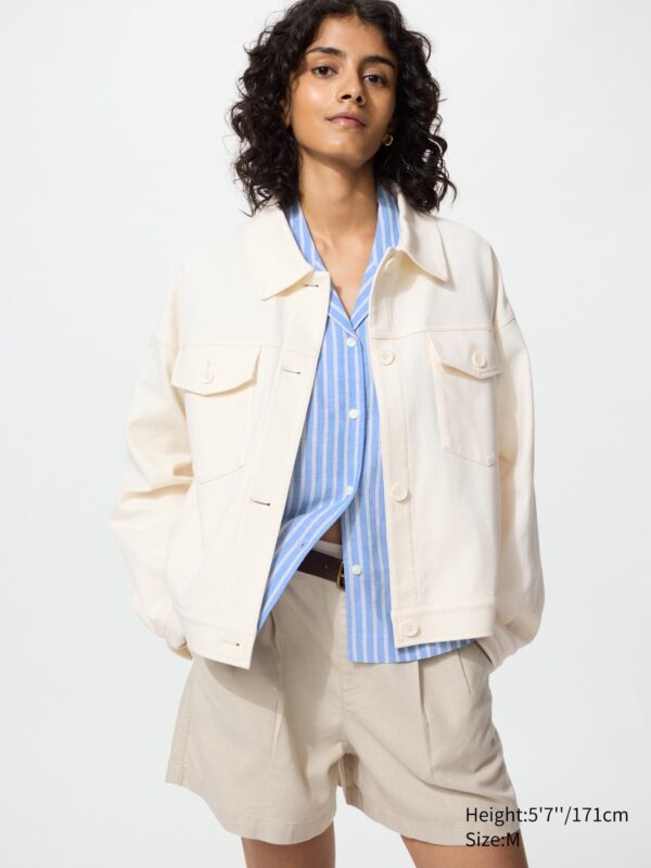 Жакет свободного кроя из джерси