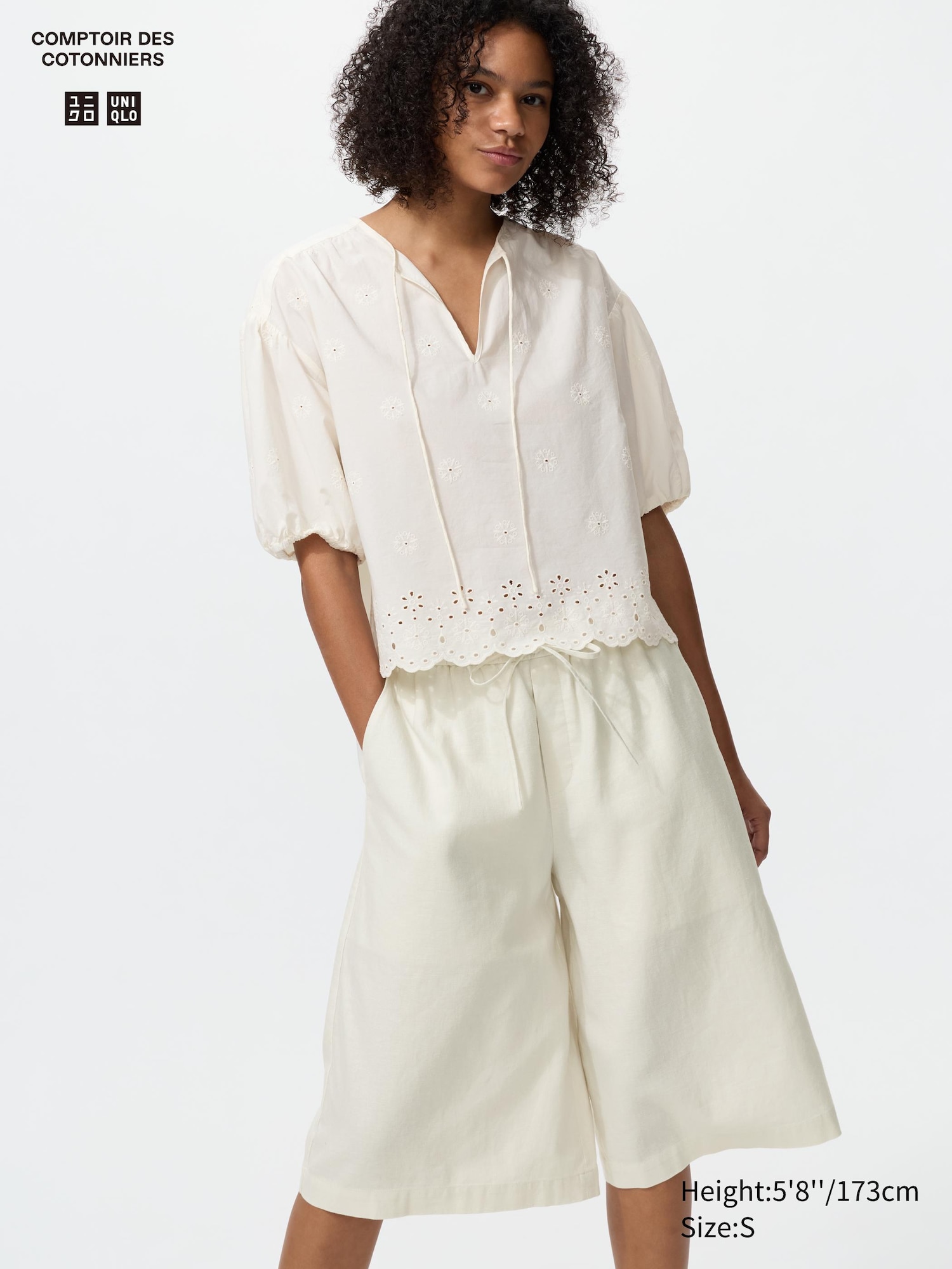 Linen Blend Culottes