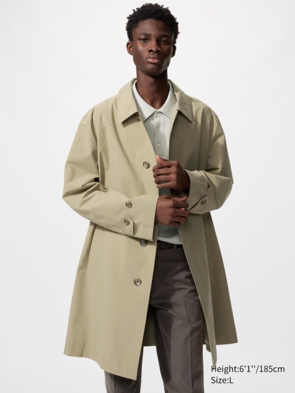 Однобортное пальто