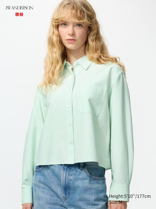 Оксфордская рубашка свободного покроя