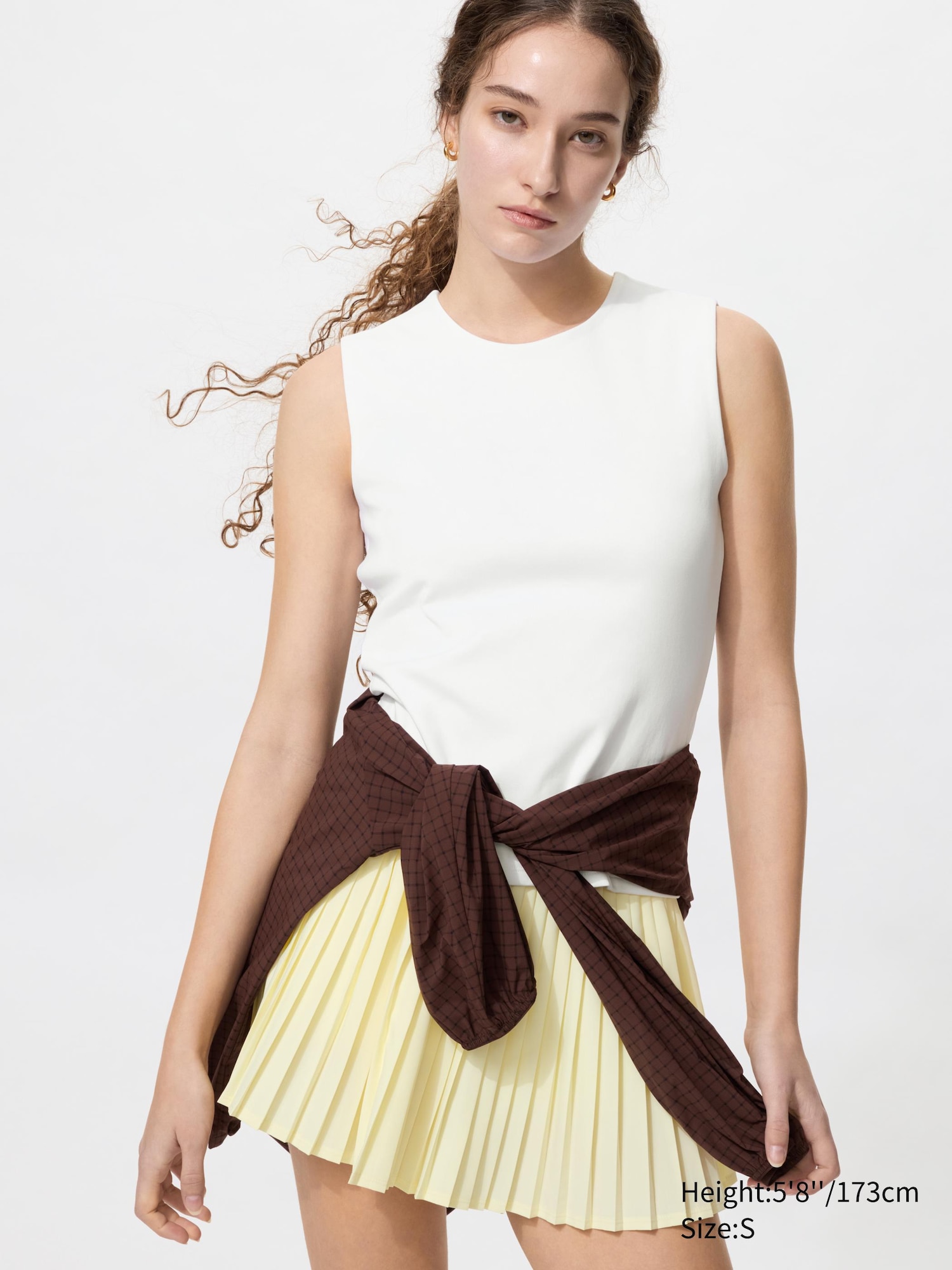 Хлопчатобумажный топ-ракушка