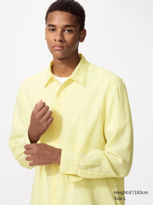 Рубашка из 100% высококачественного льна