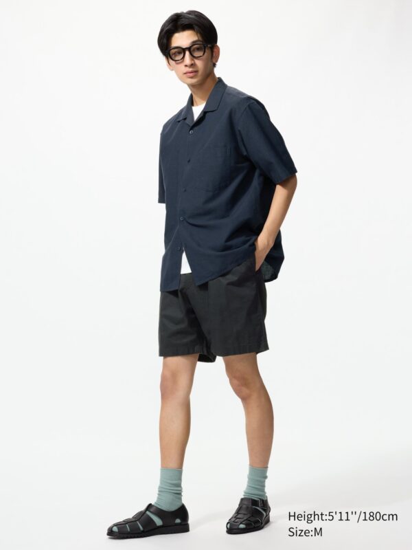 Легкие шорты из льняной смеси