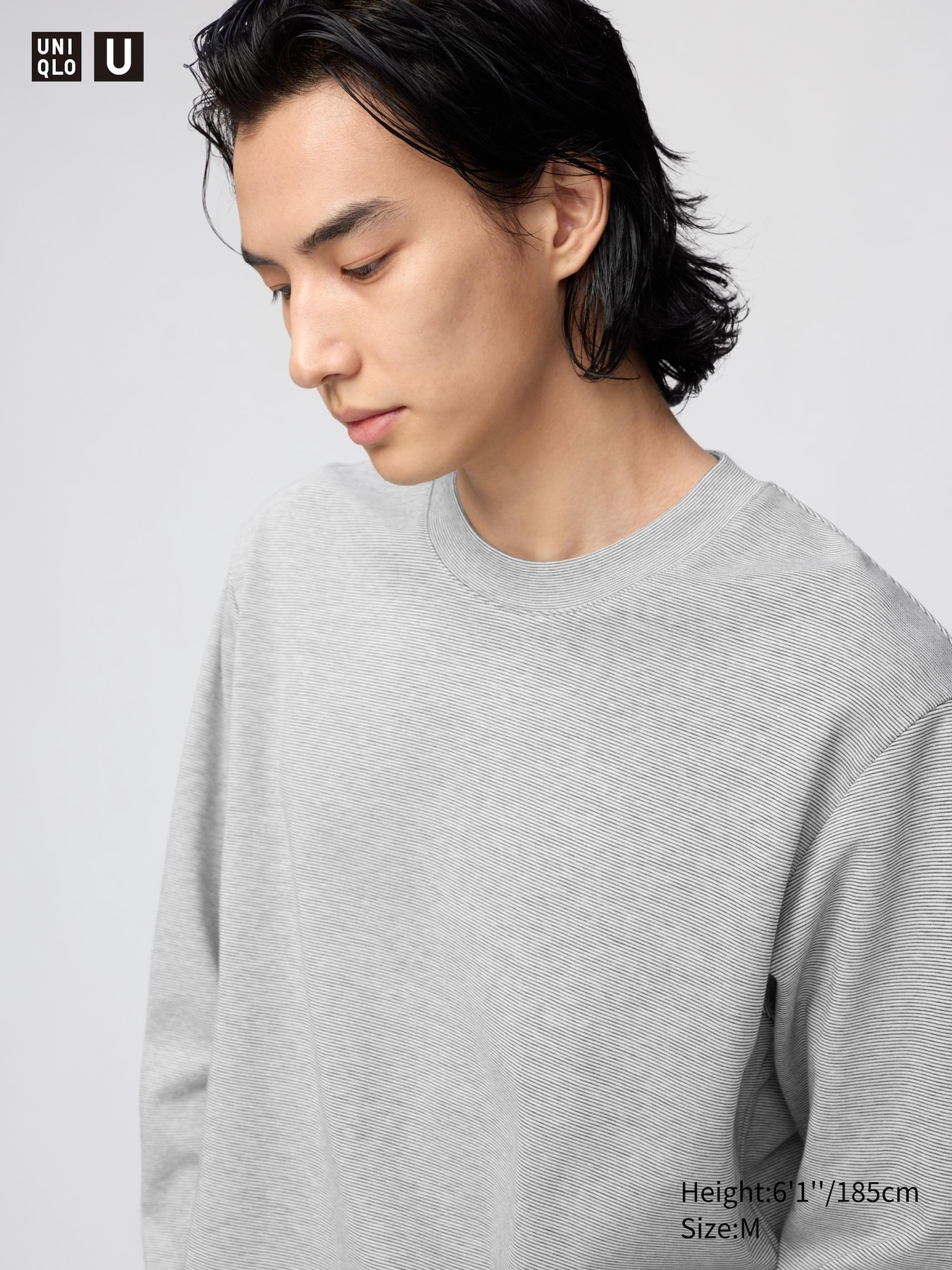 AIRism Cotton Striped Long Sleeve