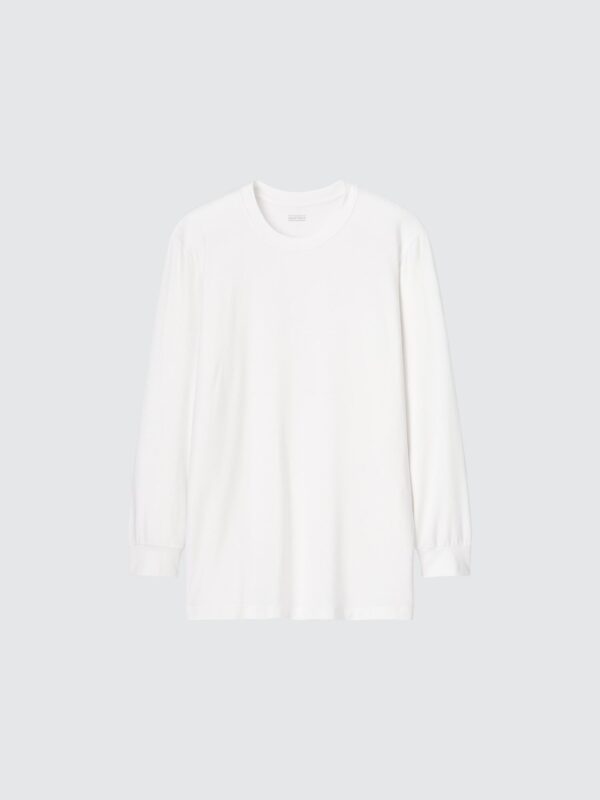 Футболка с круглым вырезом Heattech/рукав длиной 9 см