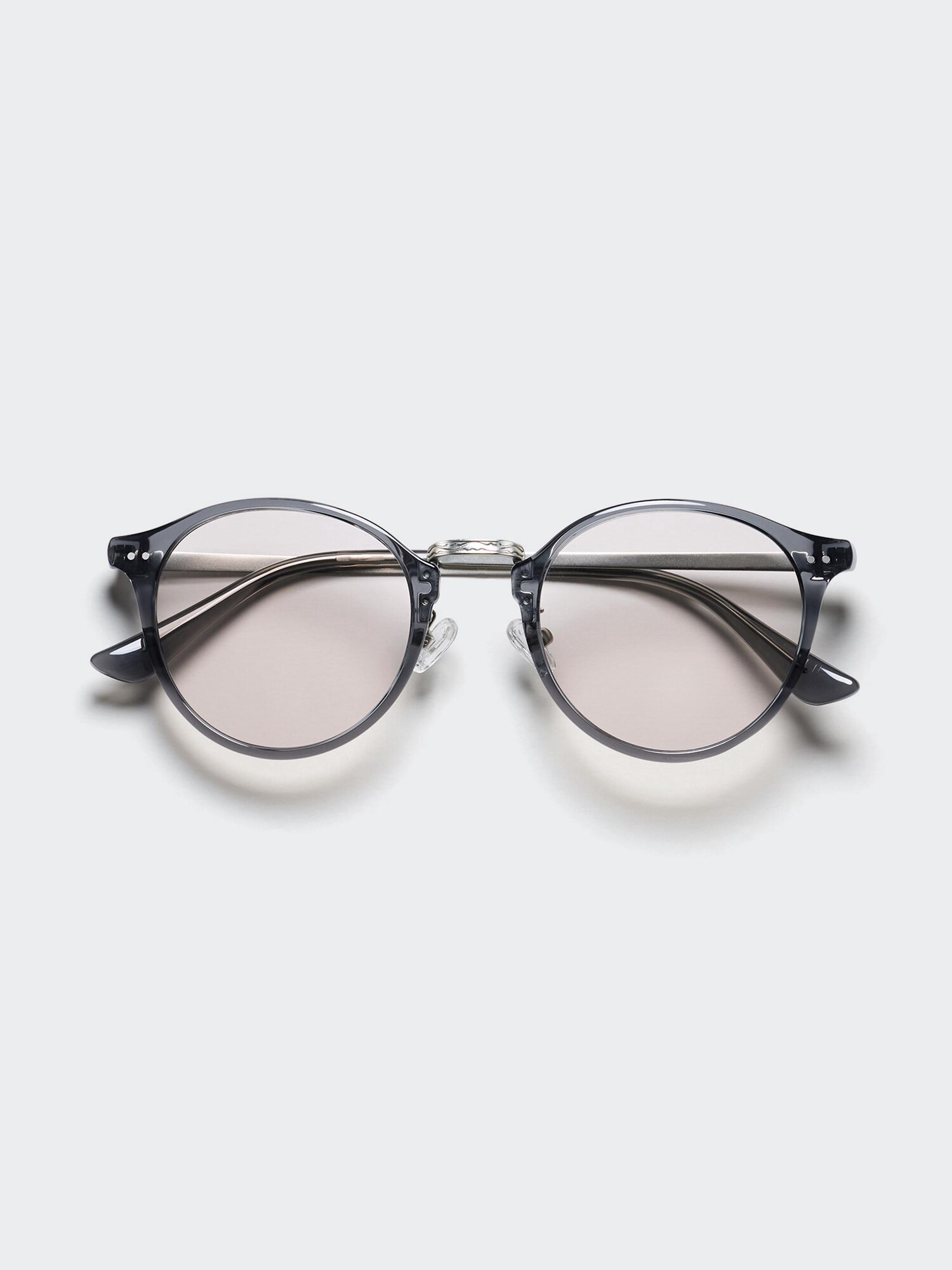 Солнцезащитные очки в бостонском стиле с комбинированными дужками