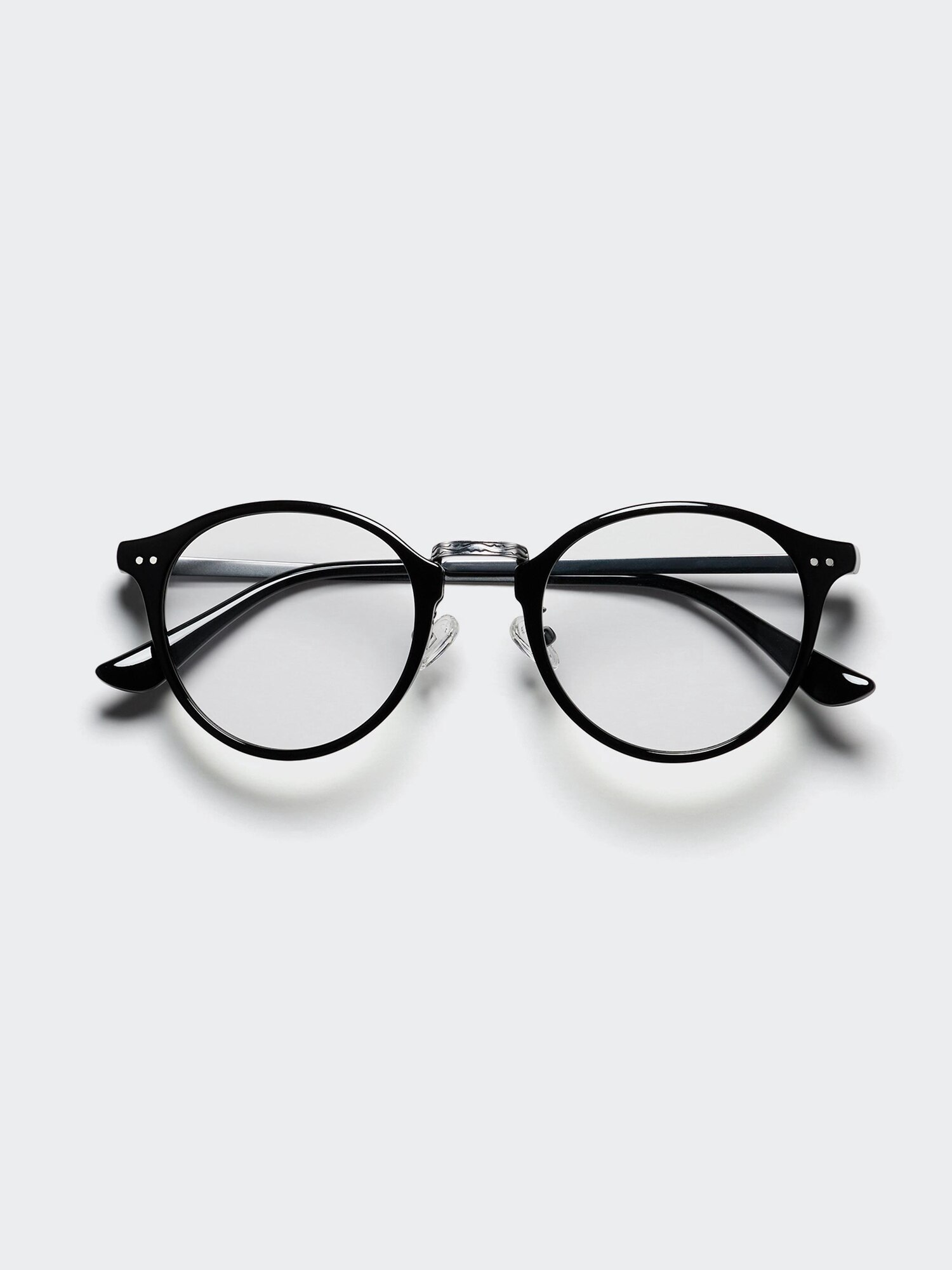 Солнцезащитные очки в бостонском стиле с комбинированными дужками