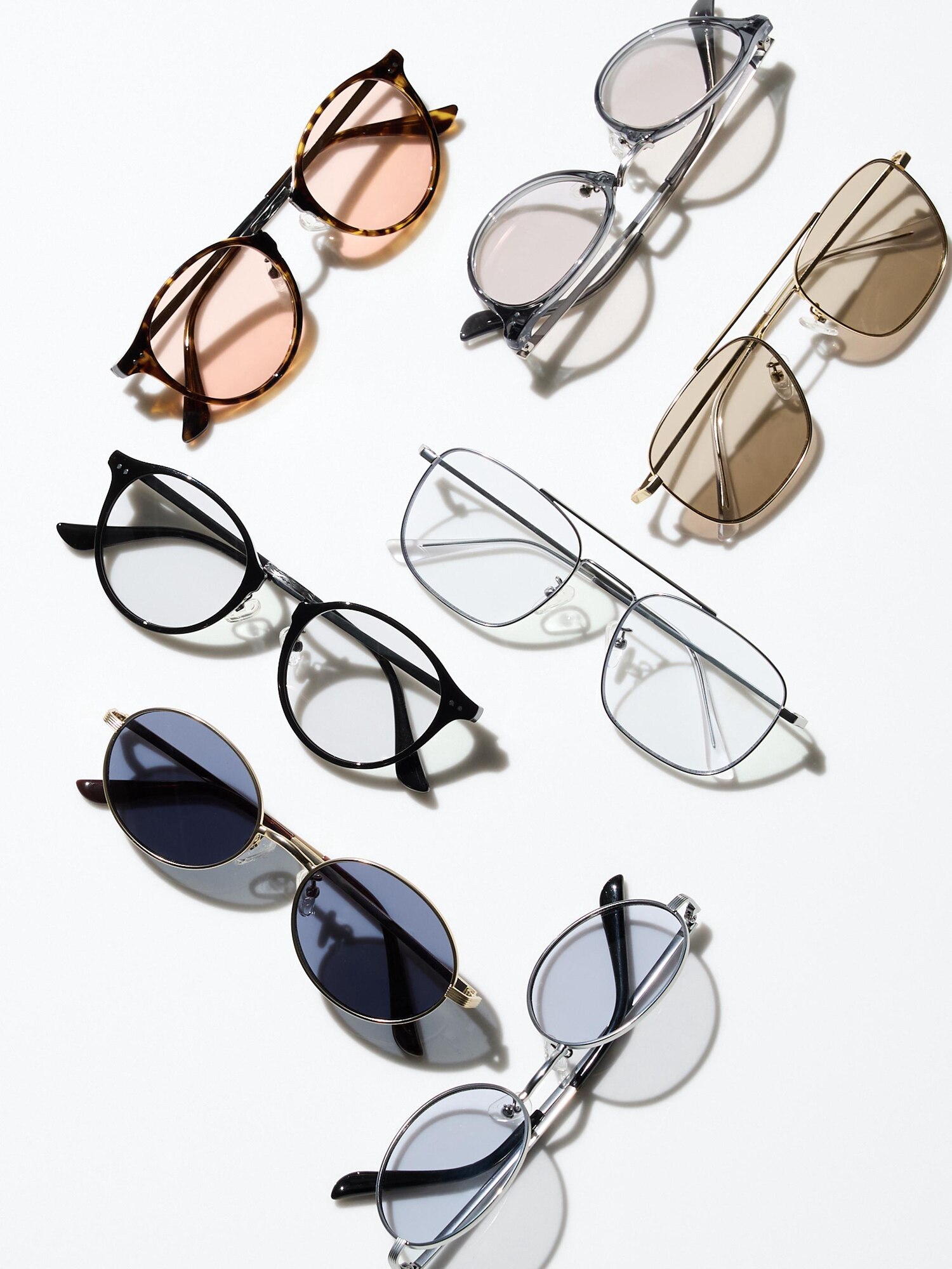 Солнцезащитные очки в бостонском стиле с комбинированными дужками