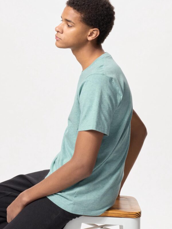 Хлопковая футболка Supima с круглым вырезом горловины