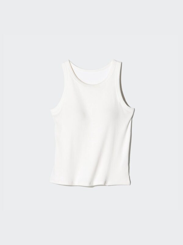 Топ-бюстгальтер в рубчик с американским рукавом