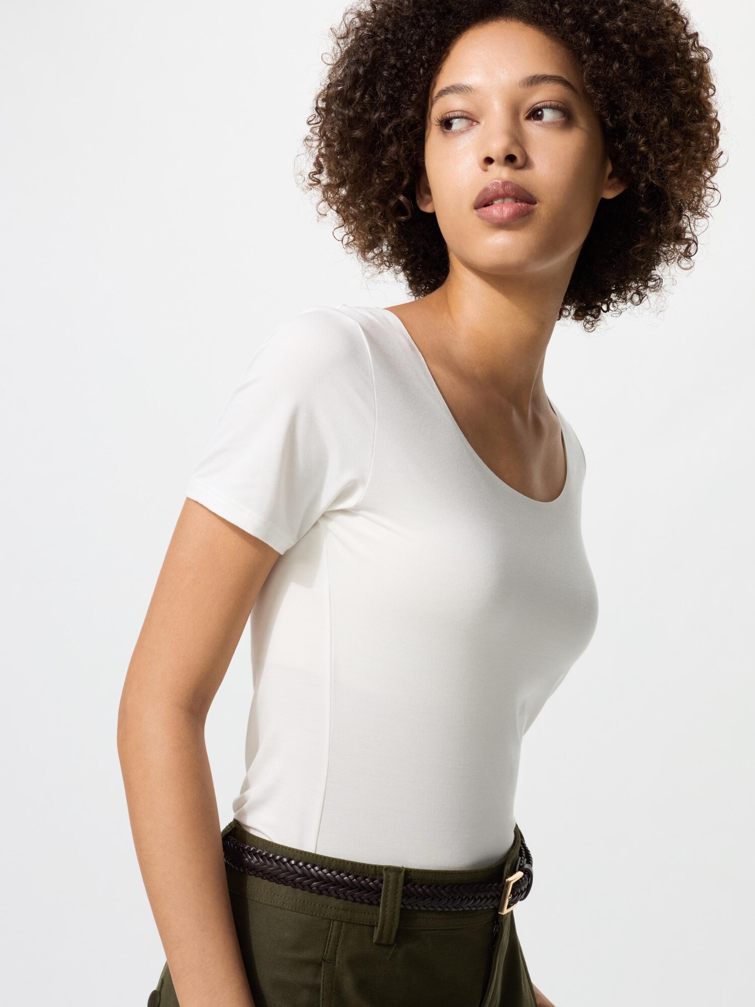 U-образный вырез Heattech T