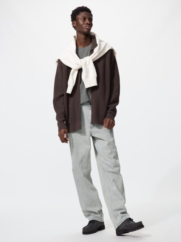 Широкие прямые джинсы / Длинные