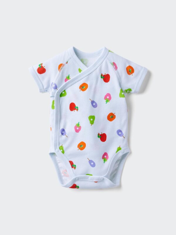 Коллекция книжек-картинок боди с открывающейся передней частью «Голодная гусеница»