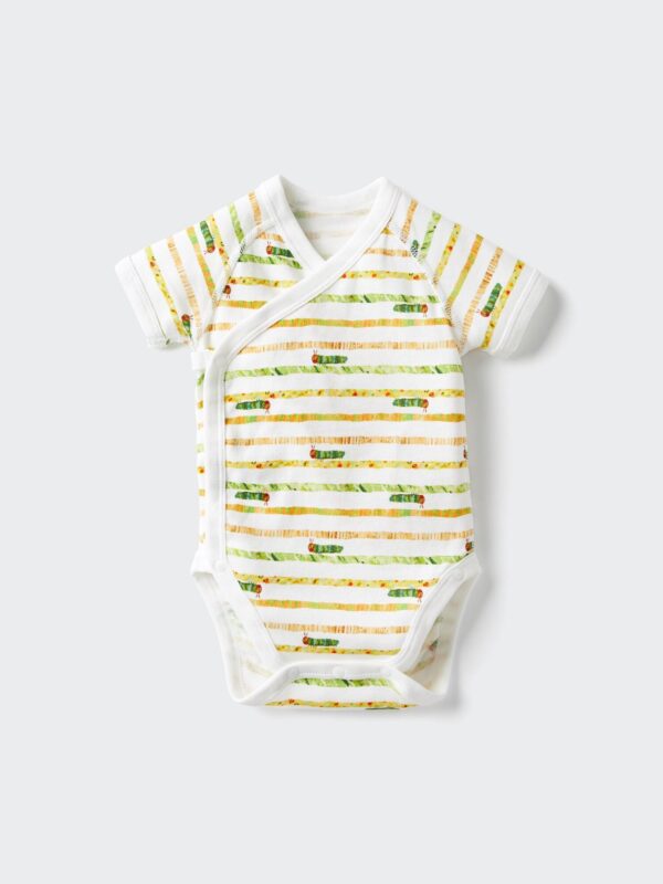 Боди из книжной коллекции «Голодная гусеница» с передней застежкой