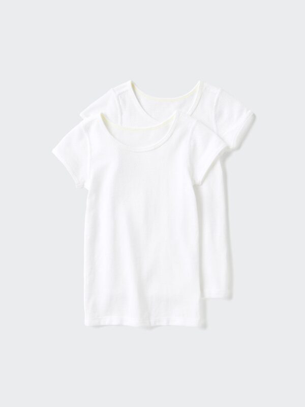 Котоновая сетчатая футболка, комплект из 2 шт.