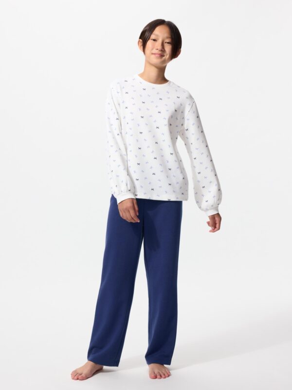 Комплект с длинными рукавами для девочек Airism Ultra Stretch