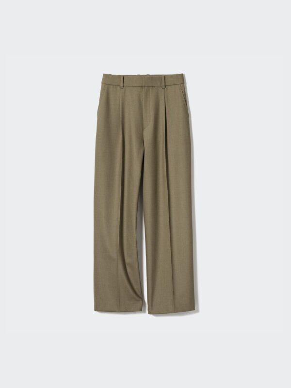 Подверните широкие брюки