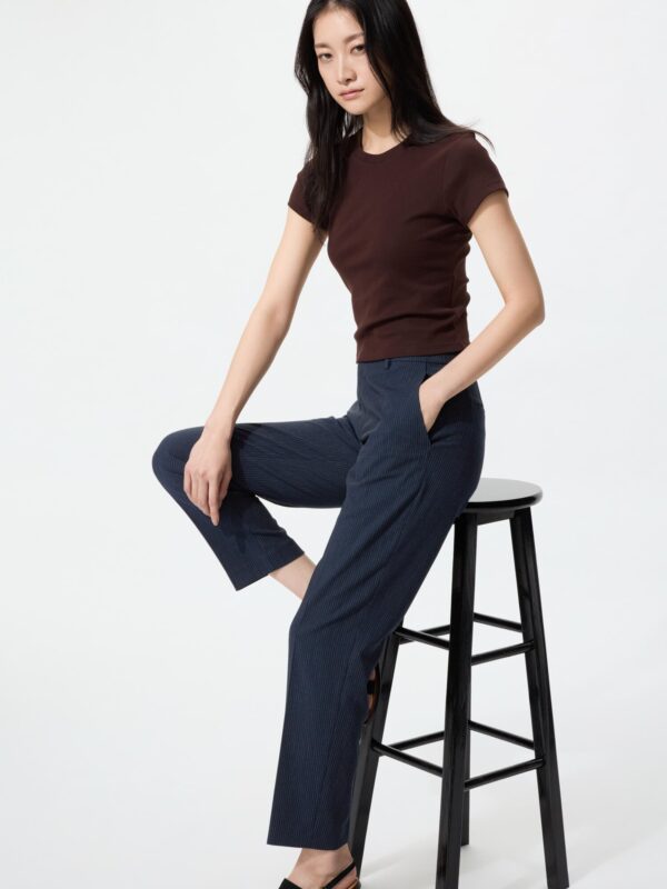 Smart Ankle Pants в полоску, удлинённая длина