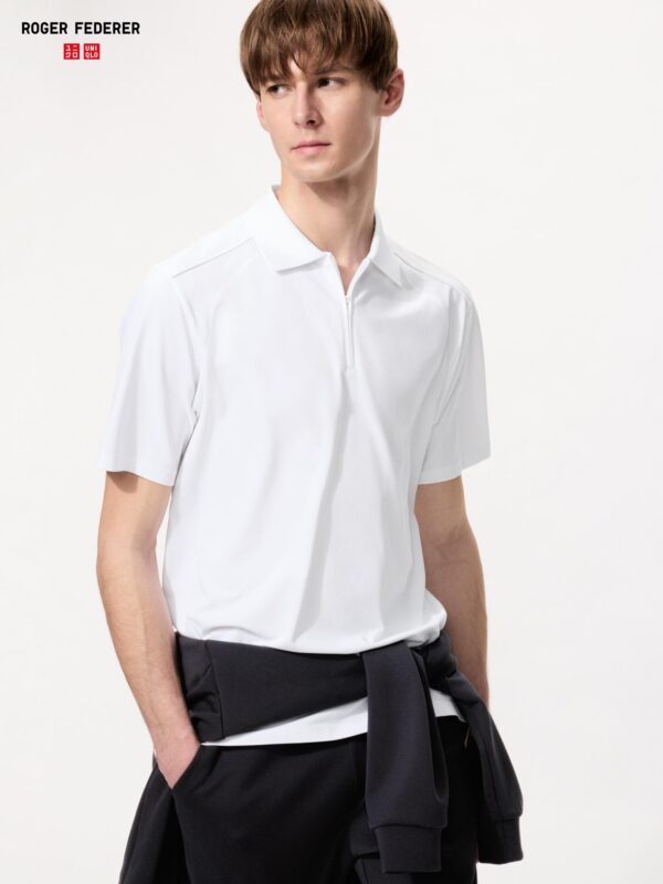 Поло с короткой молнией Dry EX