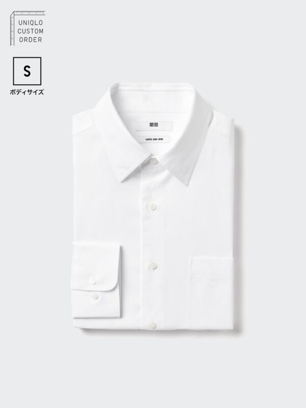 Рубашка из сверхпрочного материала / Обычный воротник / Длинные рукава /S