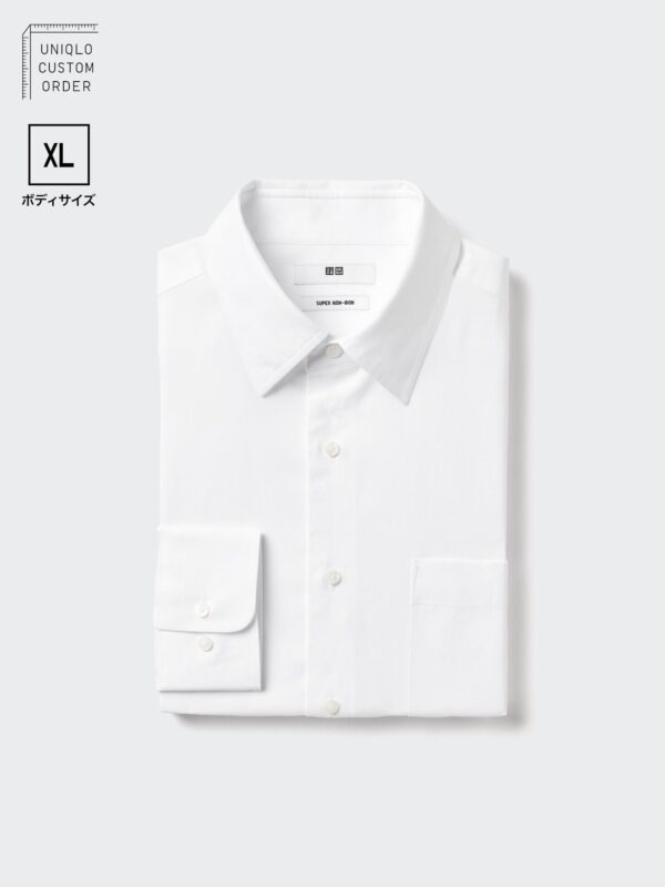 Рубашка из сверхпрочного материала / Обычный воротник / Длинные рукава / XL