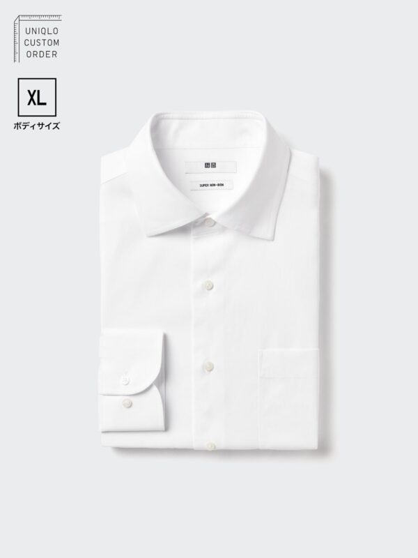 Рубашка Super Non-iron / Полуширокая / с длинным рукавом / XL