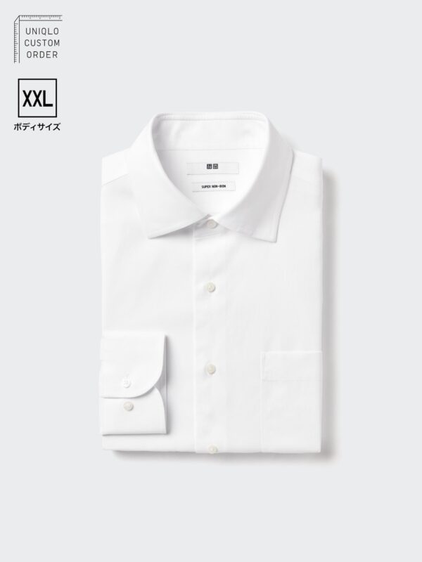 Рубашка Super Non-iron / Полуширокая / С длинным рукавом / XXL