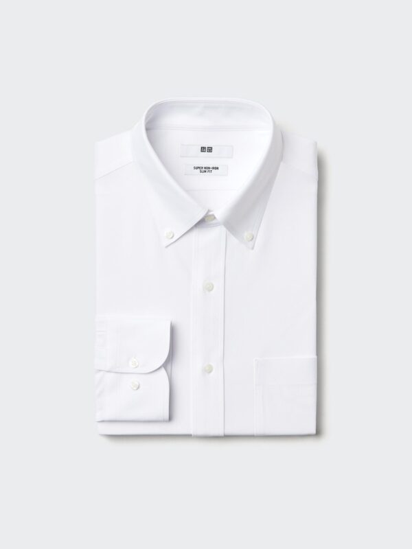 Тонкая рубашка из сверхпрочного трикотажа на пуговицах