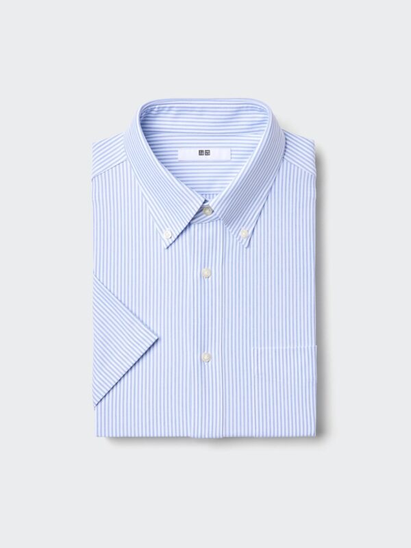 Джерси-рубашка Dry Non Iron с воротником на пуговицах, в полоску