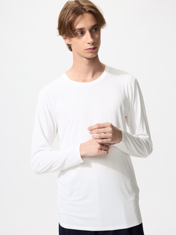 Футболка с круглым вырезом и длинными рукавами Airism