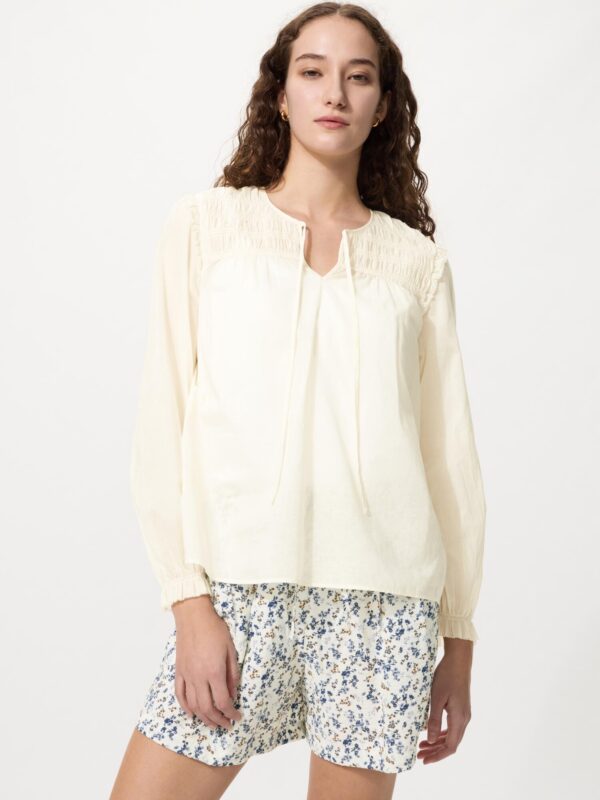 Драпированные шорты свободного кроя