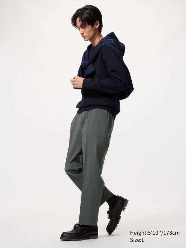 Элегантные брюки до щиколоток / Обычная посадка