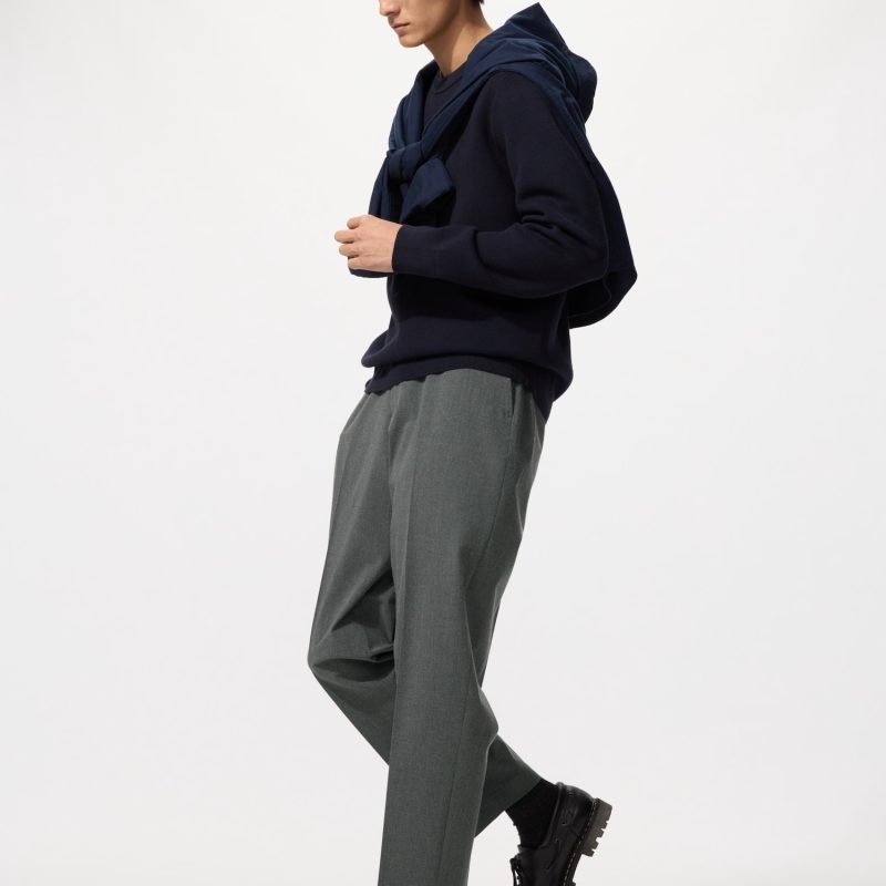 Элегантные брюки до щиколоток / Обычная посадка