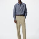 Элегантные брюки до щиколоток / Обычная посадка