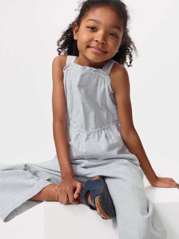 Девочкам льняной комбез