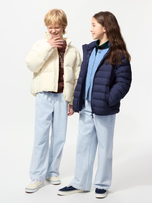 Прямые джинсы широкого кроя на молнии