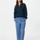 Хлопчатобумажные расслабляющие брюки до щиколоток