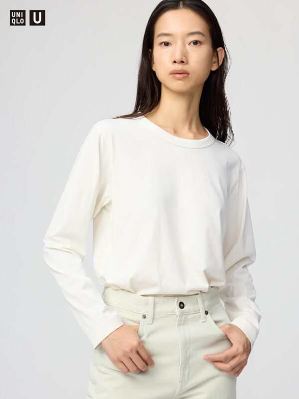 Футболка из хлопка супима (длинный рукав)