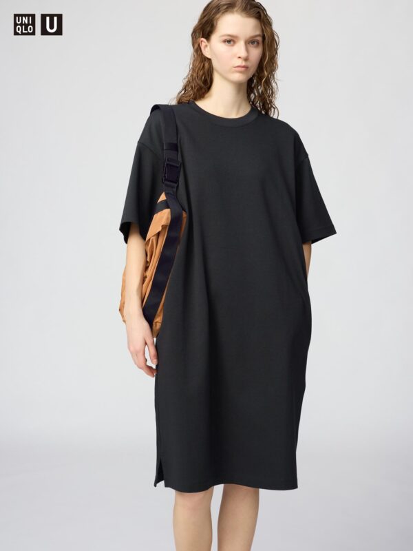 Платье AIRism из хлопка в расслабленном стиле