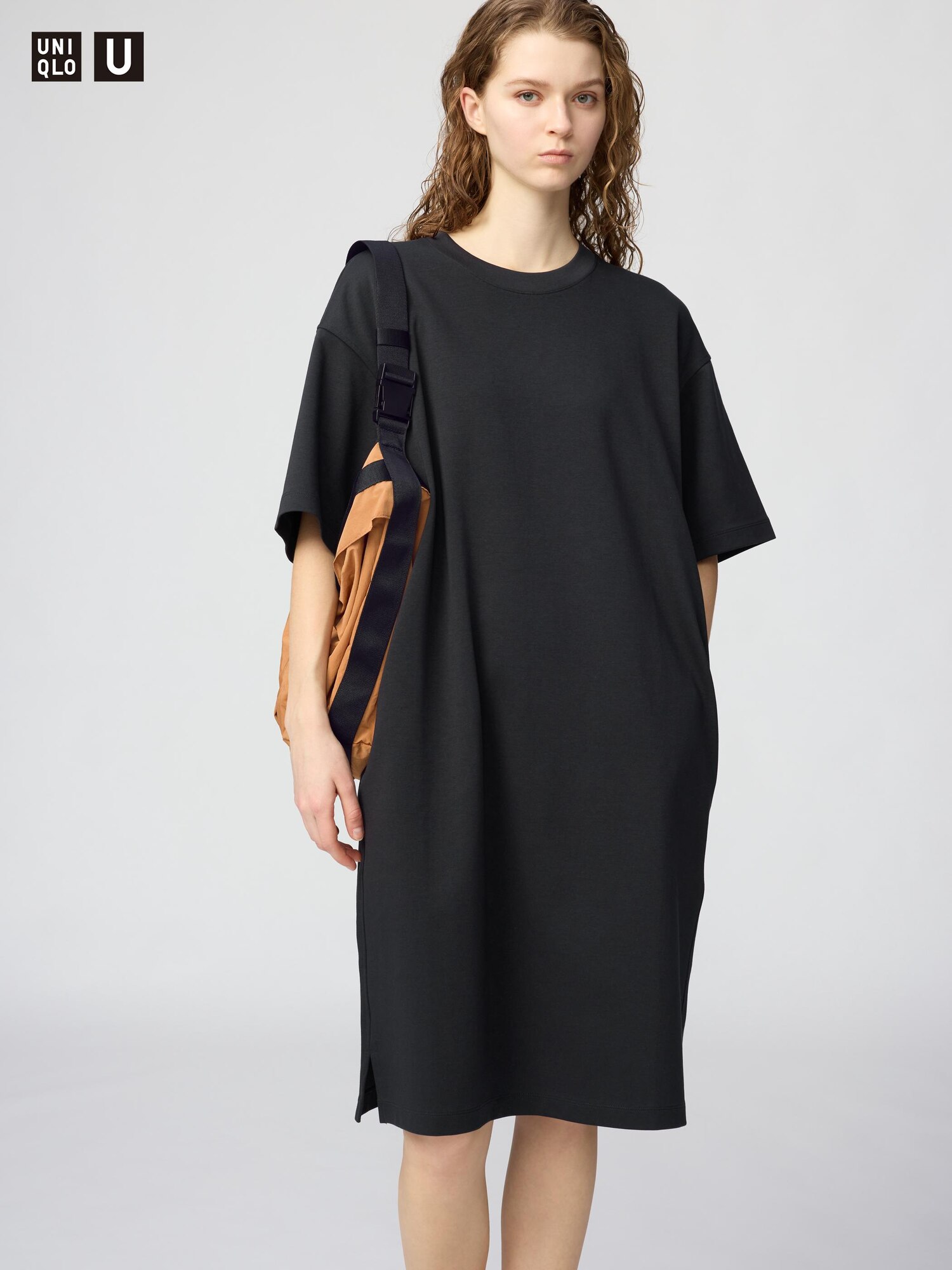 Платье AIRism из хлопка в расслабленном стиле