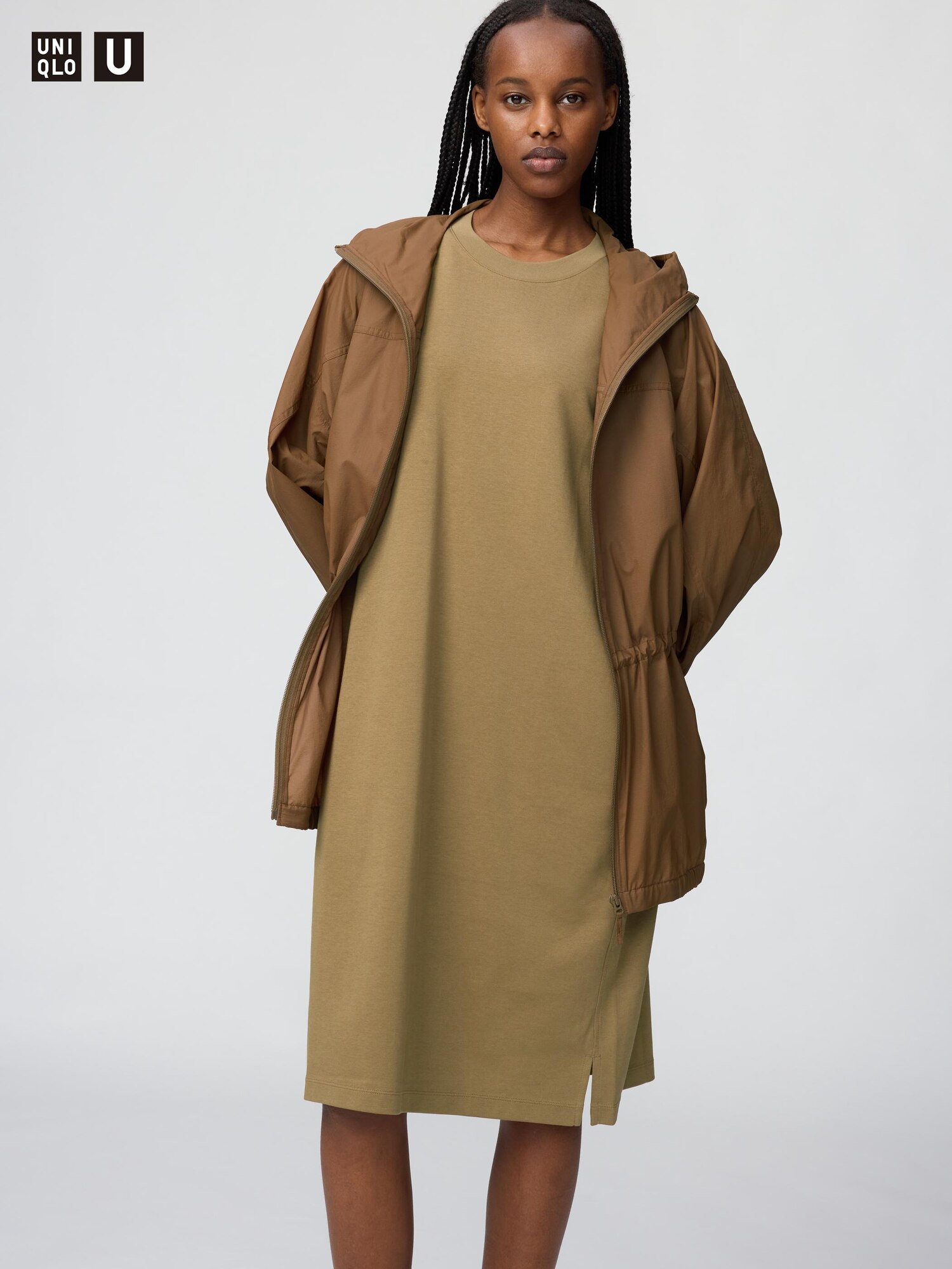 Платье AIRism из хлопка в расслабленном стиле