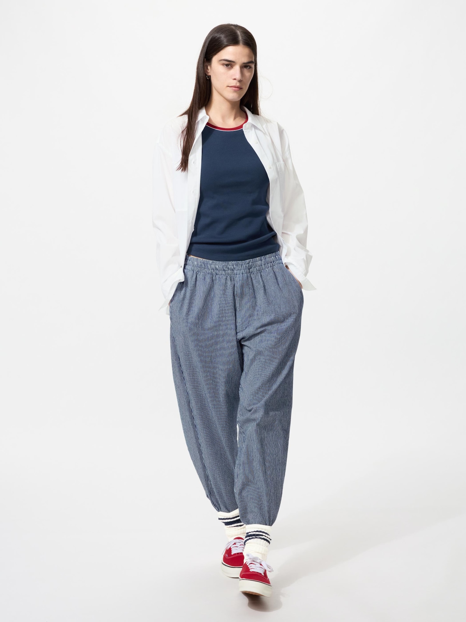 Эластичные укороченные брюки-анкл Easy