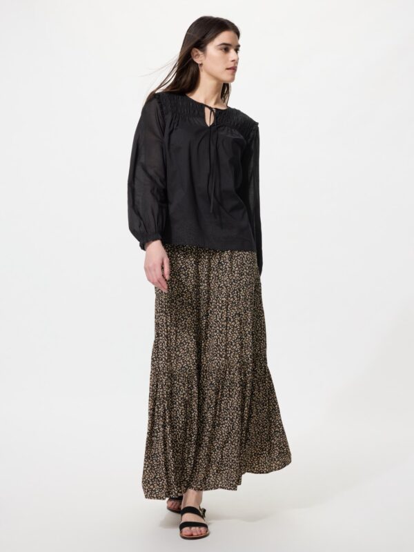 Ярусная макси-юбка