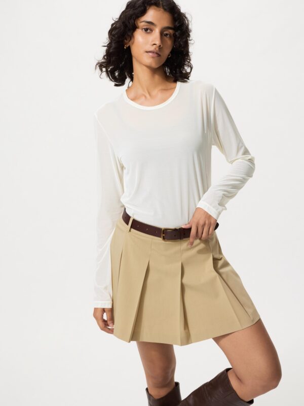 Футболка с круглым вырезом из прозрачной сетки