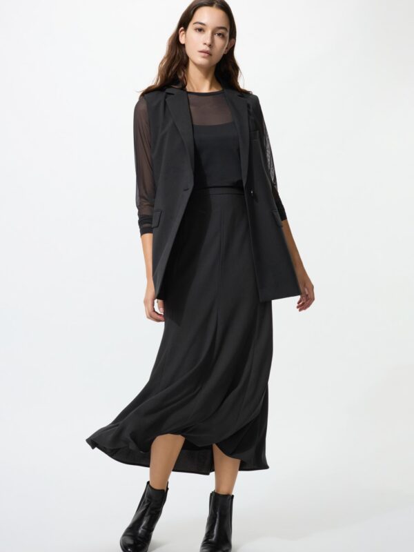 Юбка макси в стиле русалки